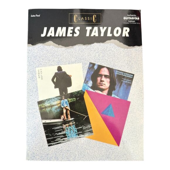 JAMES TAYLOR Music Book For GUITAR Vocal Classic Authentic Guitar Tab Edition - Picture 5 of 5